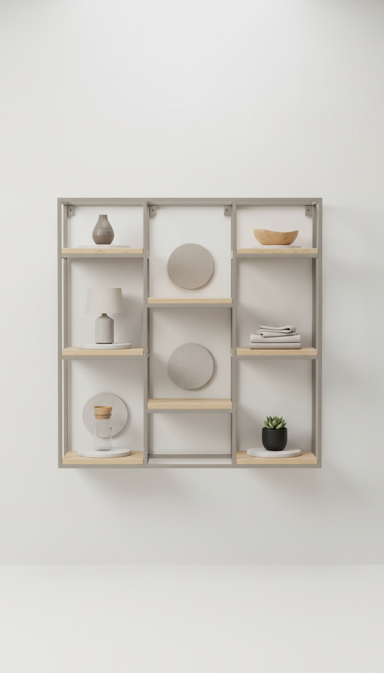 Modular Wall-Mounted Shelf Unit